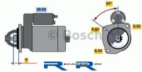 Bosch 0986013210 - *0400986013210CN* MOTOR ARRANQUE