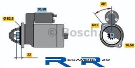 Bosch 0986016280 - *0400986016280CN* MOTOR ARRANQUE