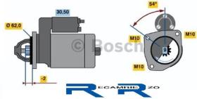 Bosch 0986016530 - *0400986016530CN* MOTOR ARRANQUE