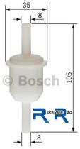 Bosch 0450904058 - FILTRO TUBERIA COMBUST.