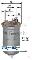 Bosch 0450906295 - FILTRO COMBUSTIBLE