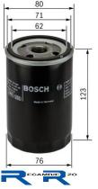 Bosch 0451103033 - FILTRO ACEITE