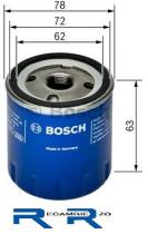 Bosch 0451103141 - FILTRO ACEITE