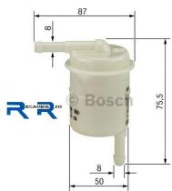 Bosch 0986450030 - FILTRO TUBERIA COMBUST.