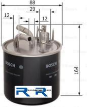 Bosch 0986450509 - FILTRO TUBERIA COMBUST.