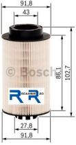 Bosch 1457431707 - ELEM.FILTR.COMBUSTIBLE