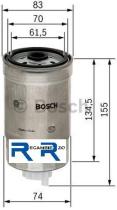 Bosch 1457434105 - FILTRO-BOX COMBUSTIBLE