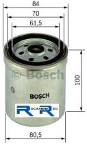 Bosch 1457434123 - FILTRO-BOX COMBUSTIBLE