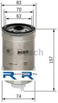 Bosch 1457434194 - FILTRO COMBUSTIBLE