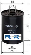 Bosch 1457434200 - FILTRO-BOX COMBUSTIBLE