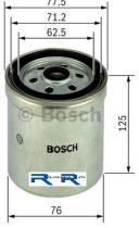 Bosch 1457434432 - FILTRO-BOX COMBUSTIBLE