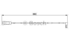 Bosch 1987474909 - SONDA DESGASTE P.SBB