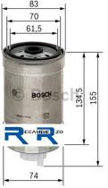 Bosch 1457434320 - FILTRO-BOX COMBUSTIBLE