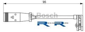 Bosch 1987473036 - SONDA DESGASTE P.SBB