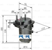 Bosch 0450907014 - FILTRO TUBERIA COMBUST.