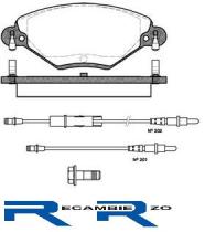 WOKING P928304 - Pastilla de freno