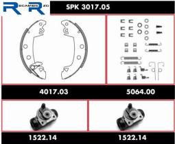 WOKING SPK301705 - Kit de Freno Premontado