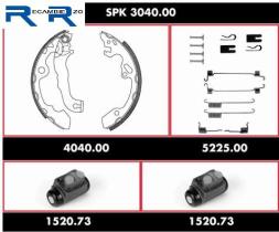 WOKING SPK304000 - Kit de Freno Premontado