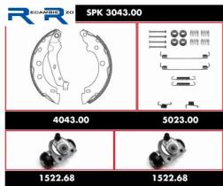 WOKING SPK304300 - Kit De Freno Premontado