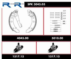 WOKING SPK304503 - Kit De Freno Premontado