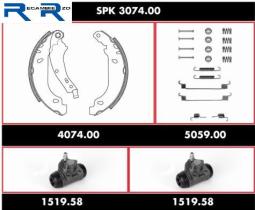 WOKING SPK307400 - Kit de Freno Ptremontado