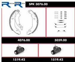 WOKING SPK307600 - Kit DE Freno Premontado