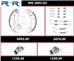 WOKING SPK309502 - Kit De Freno Premontado