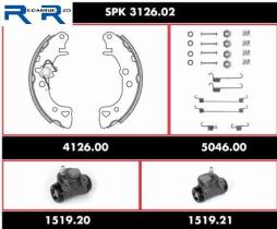 WOKING SPK312602 - Kit De Freno Premontado