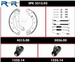 WOKING SPK351302 - Kit de freno Premontado