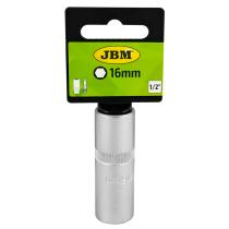 Jbm 10054 - VASO DE BUJÍA HEXAGONAL DE 1/2" 16MM