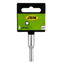 Jbm 10091 - VASO HEXAGONAL 1/4" 50MM LARGO, 6MM