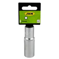 Jbm 10152 - VASO DE 75MM LARGO, 14MM 12 CANTOS 1/2"