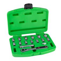 Jbm 50623 - ESTUCHE DE 17 PIEZAS GO-THROUGH CROMADO